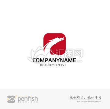 腾飞的龙logo