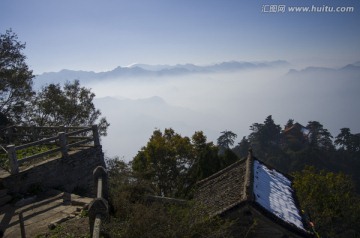 陕西西安秦岭南五台景区