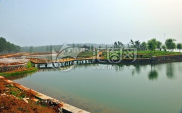 沿河风景 公园风景