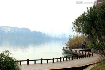 南京玄武湖风光 冬日