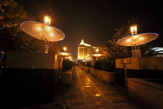 开发区夜景