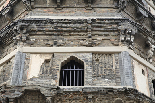 苏州云岩寺塔（局部）