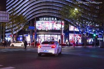 南京西路 夜景