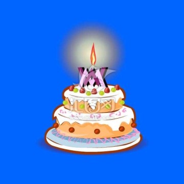 生日蛋糕动画元件