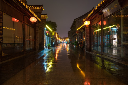 扬州东关街灯光夜景