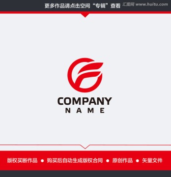 F字母标志 科技LOGO