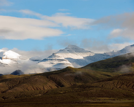 高原雪山 西藏风光 高清晰