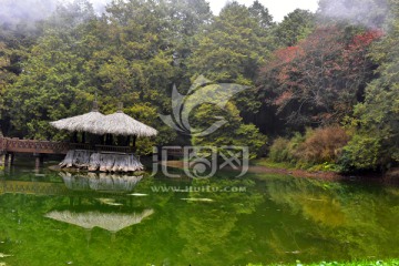 台湾阿里山风光 姊妹潭