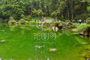 台湾阿里山风光 姊妹潭