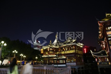 上海豫园城隍庙夜景