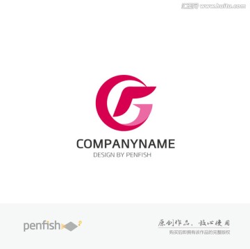 字母GF组合logo