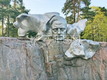 芬兰金属雕塑