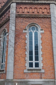 欧式建筑 教堂窗户
