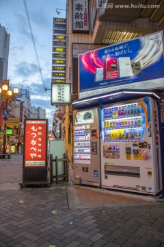 日本自动售水机