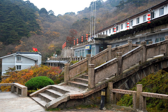 黄山西海景区的西海饭店