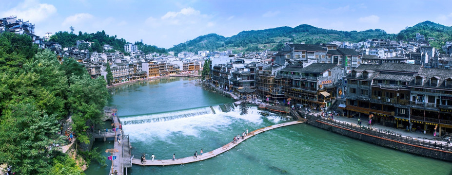 凤凰古城全景图
