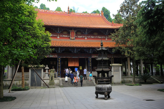 湖南长沙岳麓山风景区麓山寺