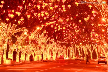 重庆中山四路 夜景灯饰