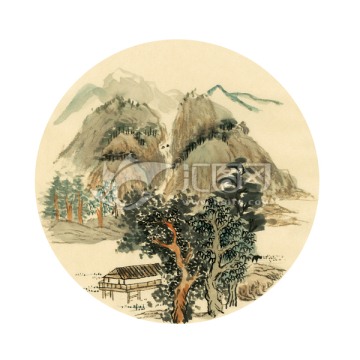 国画山水画