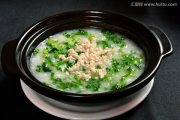 鸡茸青菜粥 青菜粥