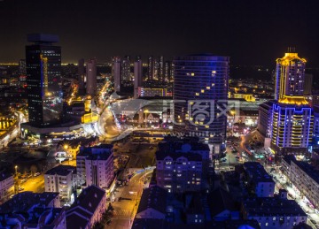 青岛夜景风光