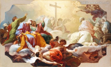 高清古典宗教油画 画廊品质