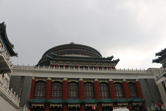 重庆市人民大礼堂 仿古建筑