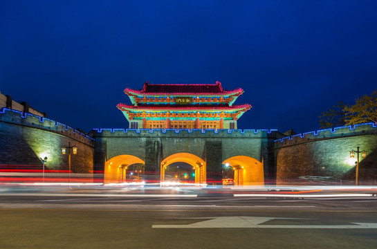 惠州 朝京门 夜景