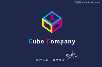 方形logo 通讯logo