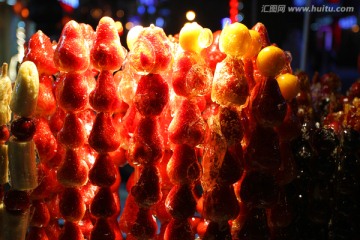 冰糖葫芦 糖葫芦 美食 甜食