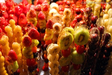 冰糖葫芦 糖葫芦 美食 甜食