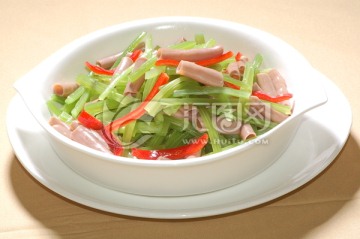 芹菜炝海肠