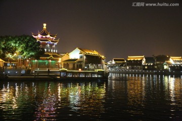 七里山塘夜景