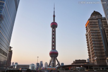 上海陆家嘴金融中心东方明珠塔