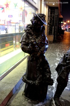 哈尔滨市 中央大街 雕塑