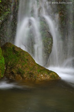 瀑布 溪水 溪流