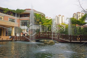 高档住宅小区园林景观喷泉设计