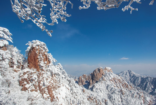 黄山雪景