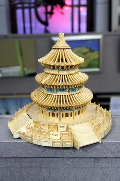 木质 建筑 模型 中国古代建筑