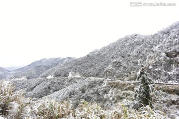 乐昌狮子山雪景