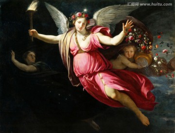 天使性感美女油画 画廊专用画芯