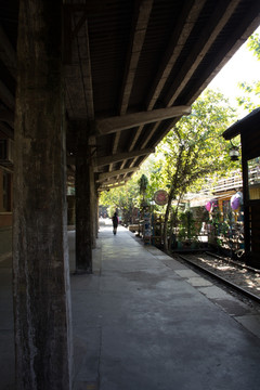 红砖厂旧火车站台