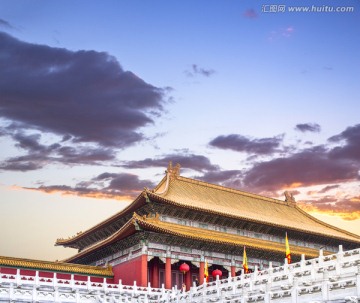 仿明清宫殿特写