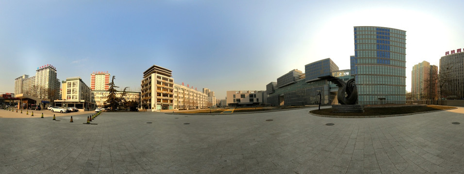 北京联合大学旅游学院综合楼全景