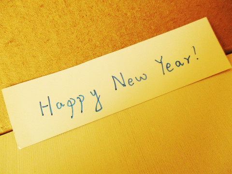 新年快乐 新年 新年祝福 英语