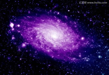 紫色漩涡星系 星云