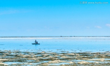 海蓝一线天