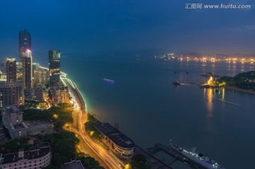 厦门轮渡夜景