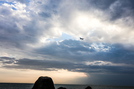 黄昏的天空