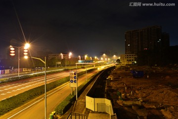 深圳北环大道夜景